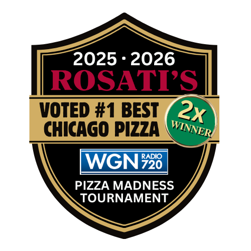 2025 · 2026 ROSATI'S VOTED #1 BEST CHICAGO PIZZA 2x WINNER WGN RADIO 720 PIZZA MADNESS TOURNAMENT